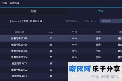 UU加速器加速无畏契约节点选择