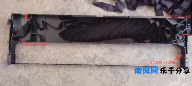 零基础打印机色带自己换，自己动手换针式打印机色带