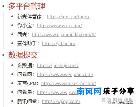 自媒体工具合集，这是我总结的100多款的列表清单！