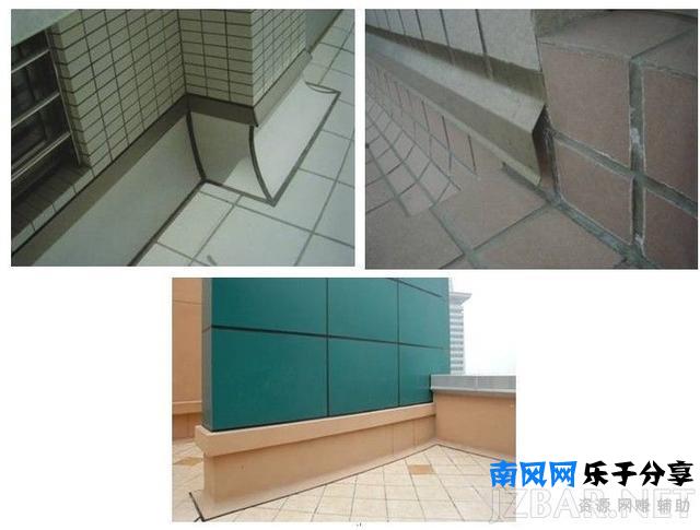 雨水管以及屋面排气管、落水口、披水的做法图解