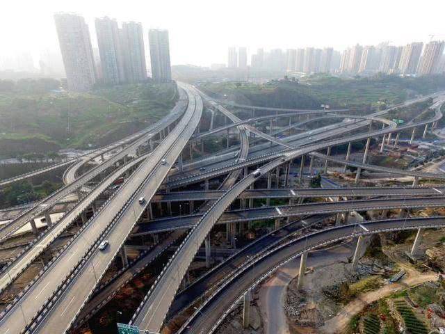 世界上第一复杂立交桥 重庆导航有那么夸张吗