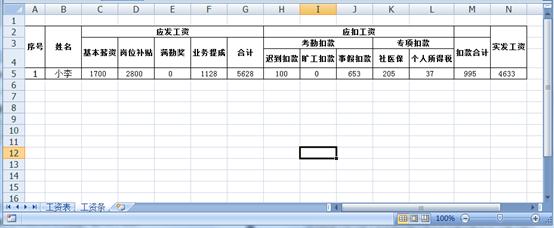 如何快速制作工资条(excel工资表变工资条教程)