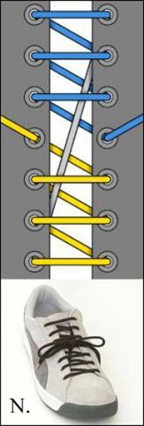 二十四种系鞋带大全(12星座男系鞋带的24方法图解)