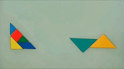 七巧板图片大全(七彩板拼图图片大全)