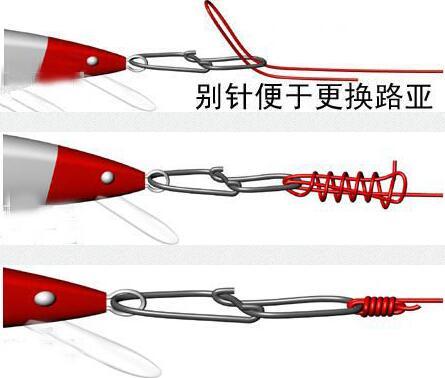 鱼线打结方法图解 鱼线绑在竿稍上图解