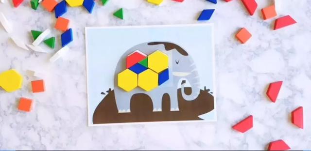 七巧板图片大全(七彩板拼图图片大全)