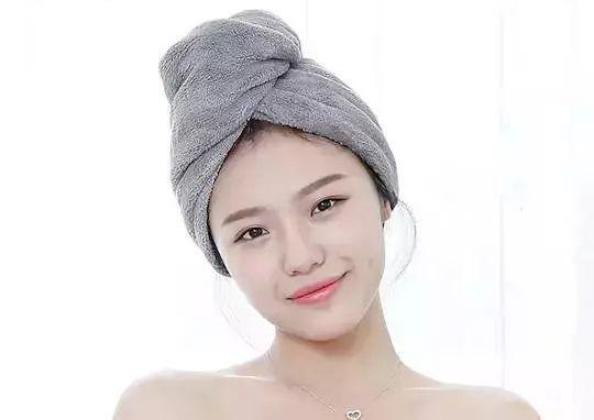 明星都在用的干发帽！3分钟就能吸干头发水分，不伤发不掉毛