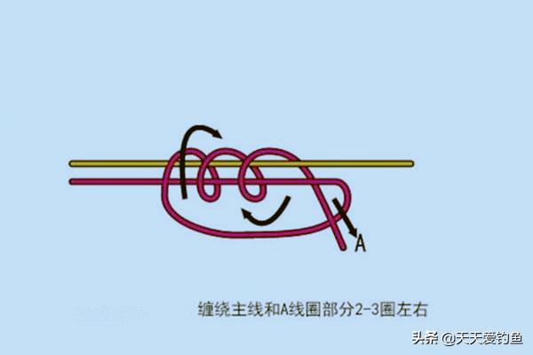 钓鱼线组的绑法图解(钓鱼线组打结)