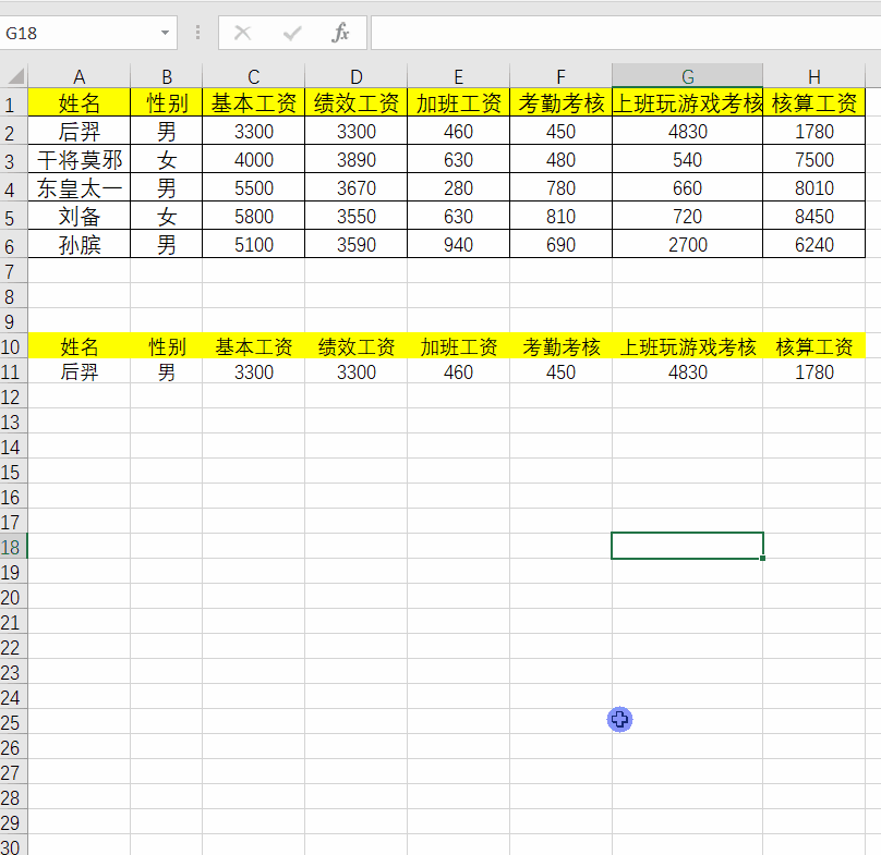 工资条制作方法(用excel制作工资表步骤)