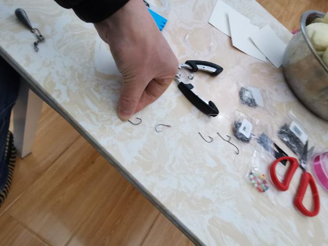 最简单串钩的绑法图解(新手三分钟学会)