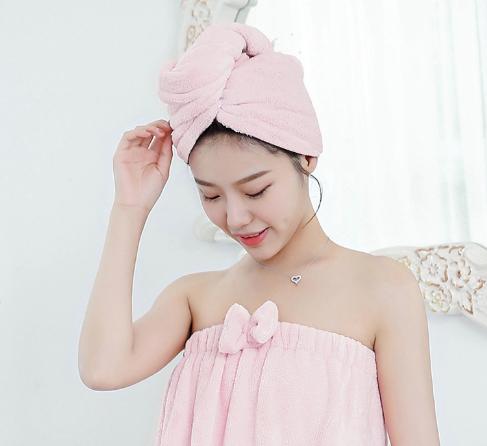 明星都在用的干发帽！3分钟就能吸干头发水分，不伤发不掉毛
