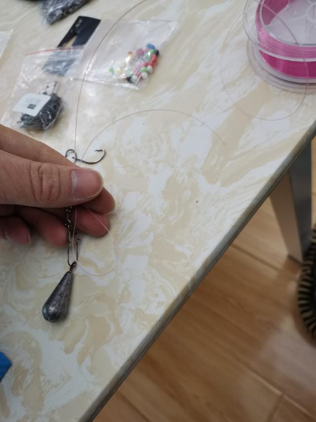 最简单串钩的绑法图解(新手三分钟学会)