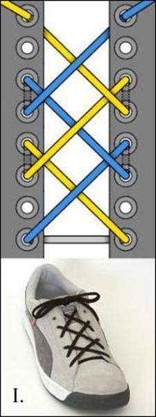 二十四种系鞋带大全(12星座男系鞋带的24方法图解)