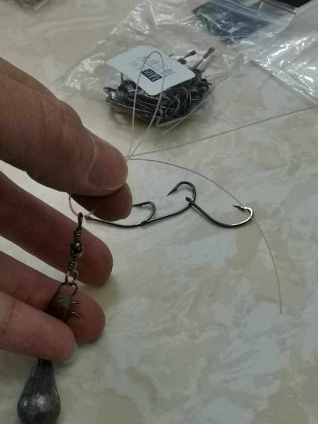 最简单串钩的绑法图解(新手三分钟学会)