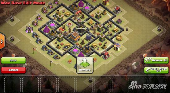 部落冲突8本最强布阵 20208本最强防御阵型高清