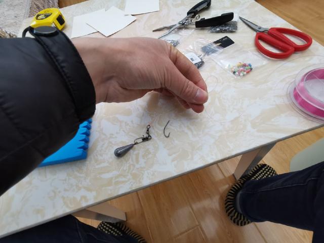 最简单串钩的绑法图解(新手三分钟学会)