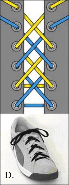 二十四种系鞋带大全(12星座男系鞋带的24方法图解)