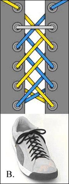 二十四种系鞋带大全(12星座男系鞋带的24方法图解)
